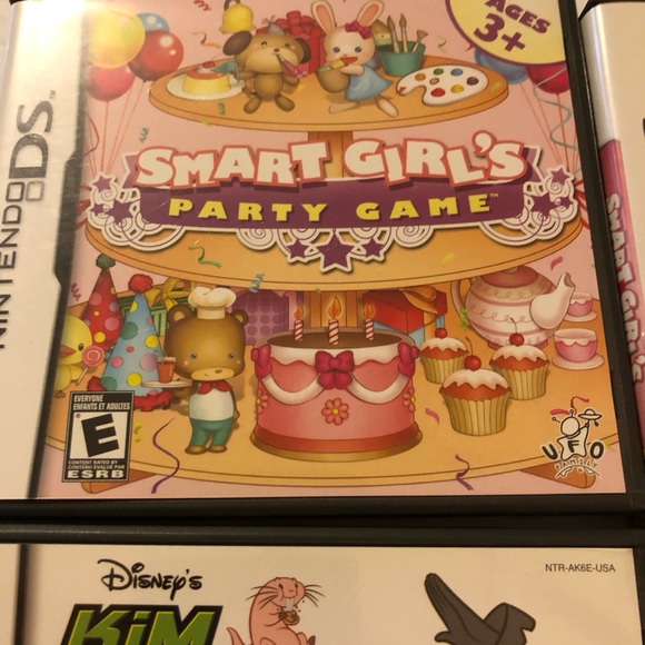 4 empty Nintendo DS Cases and manuals only Kim Possible Girl’s Party game ATV - Picture 4 of 9